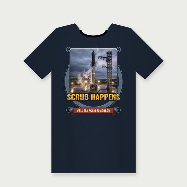 Scrub Happens tee mockup