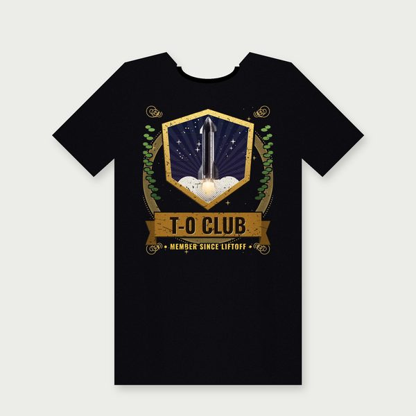 T-0 Club tee mockup
