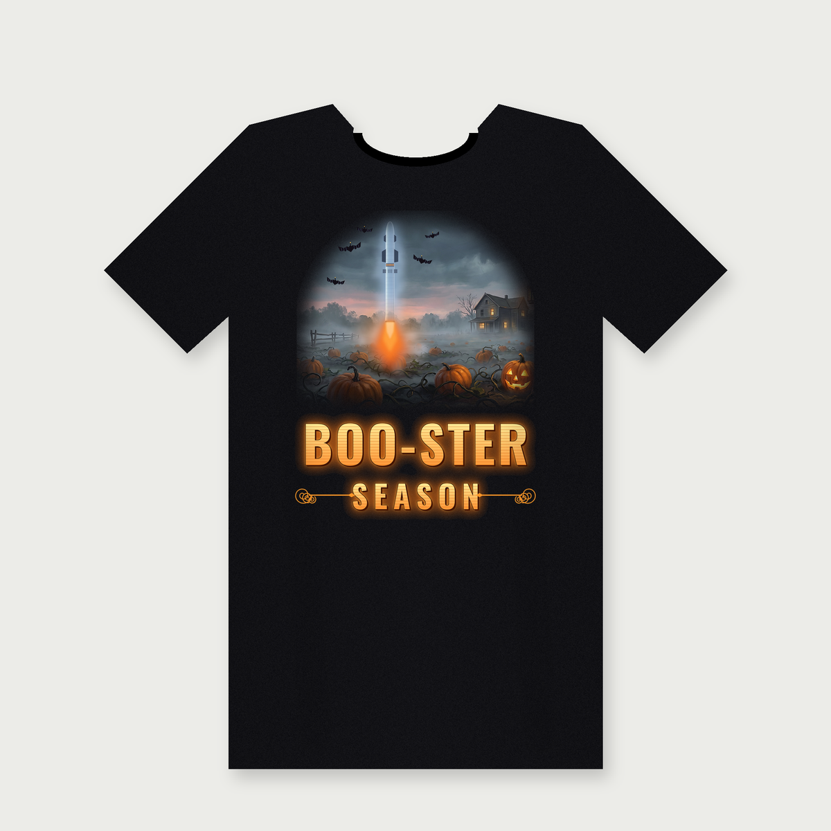 Boo-ster Season Tee mockup