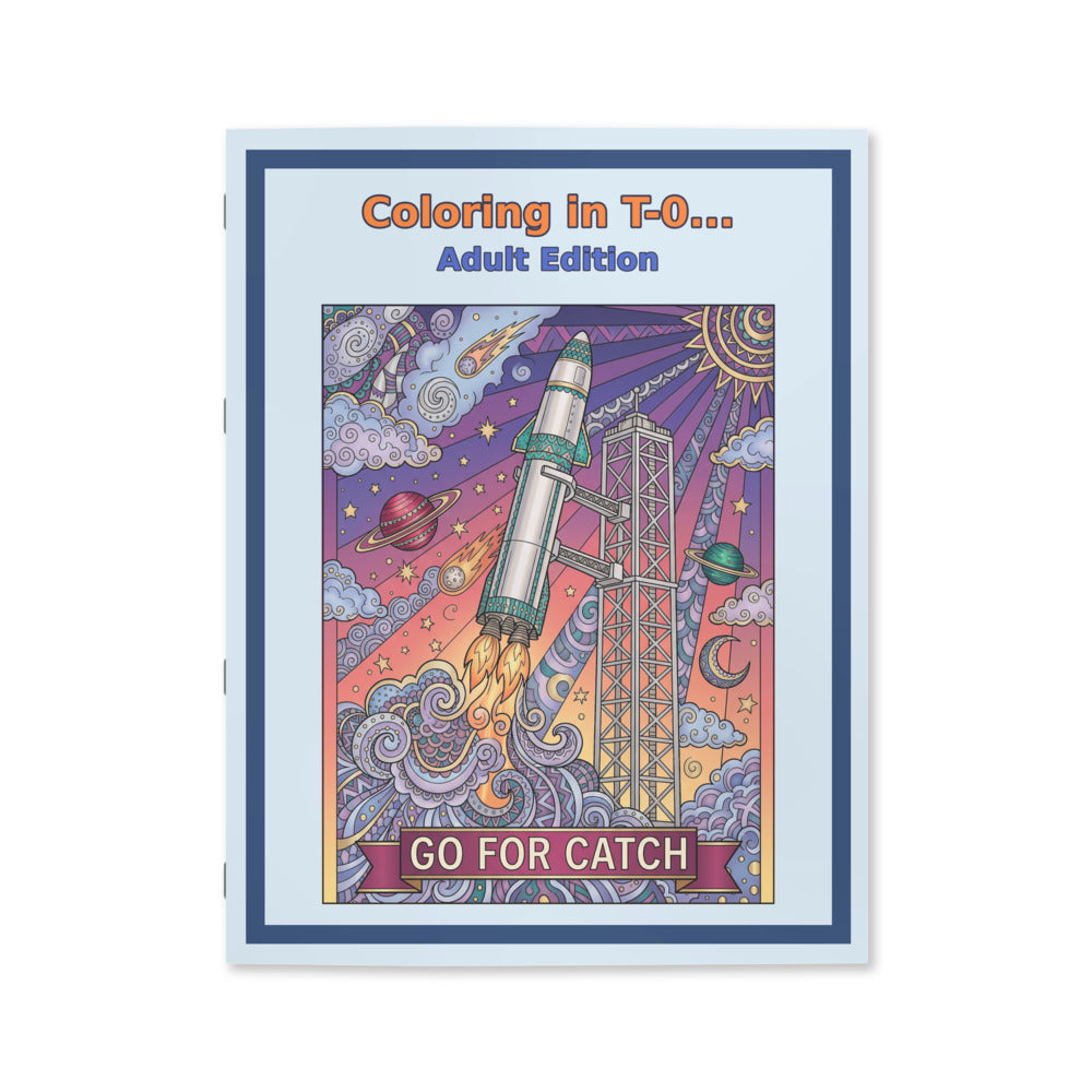 Coloring in T-0... Adult Edition front cover