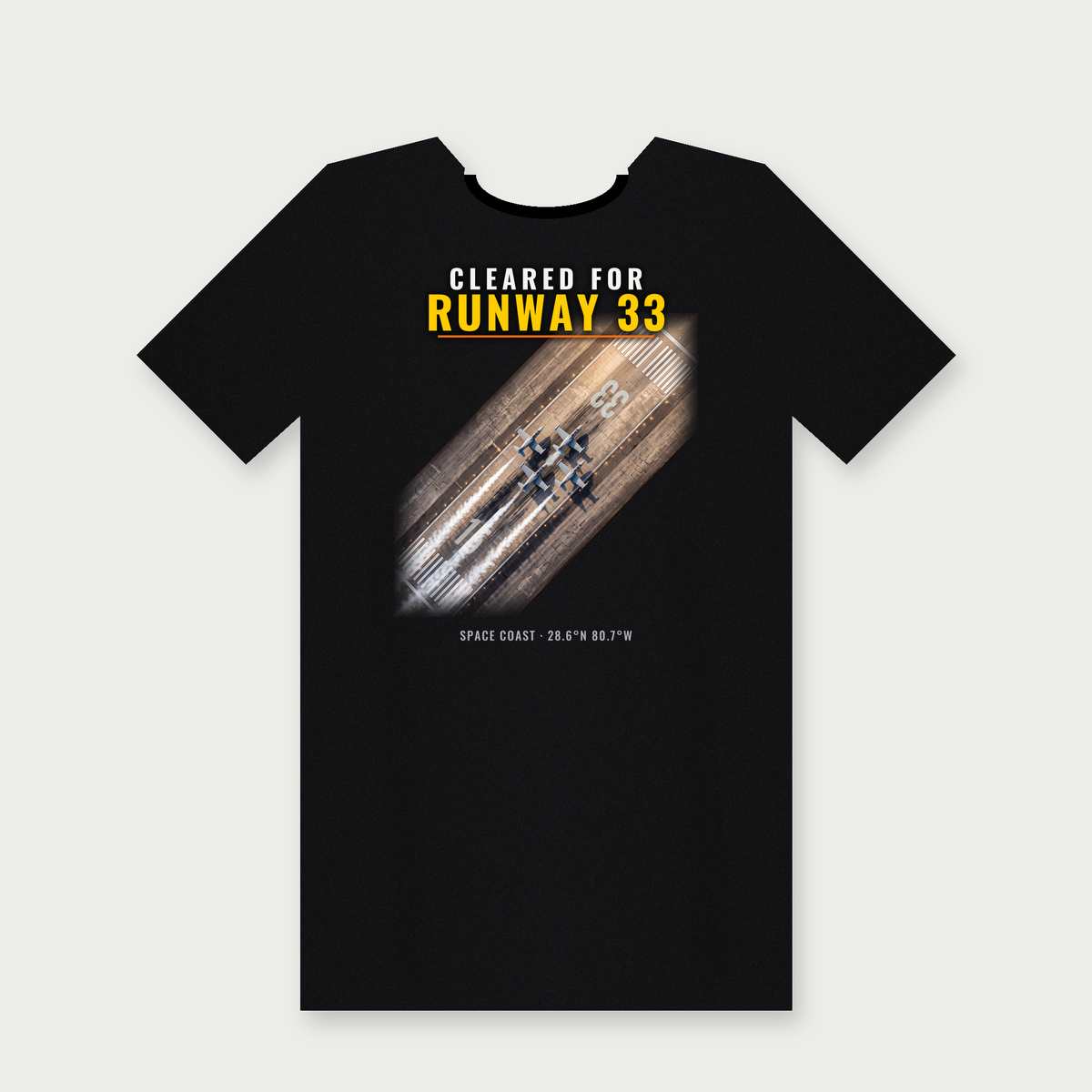 Cleared for Runway 33 Shirt, back
