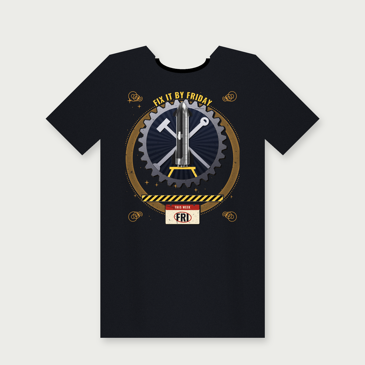 Fix It By Friday Tee mockup