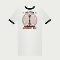 Same Booster, Different Day Ringer Tee, front