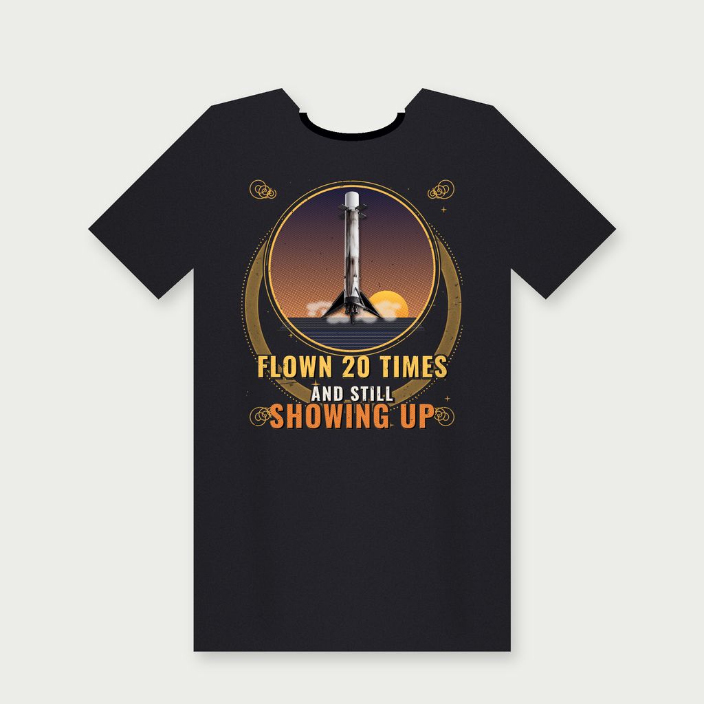 Same Booster, Different Day Tee (Black) mockup