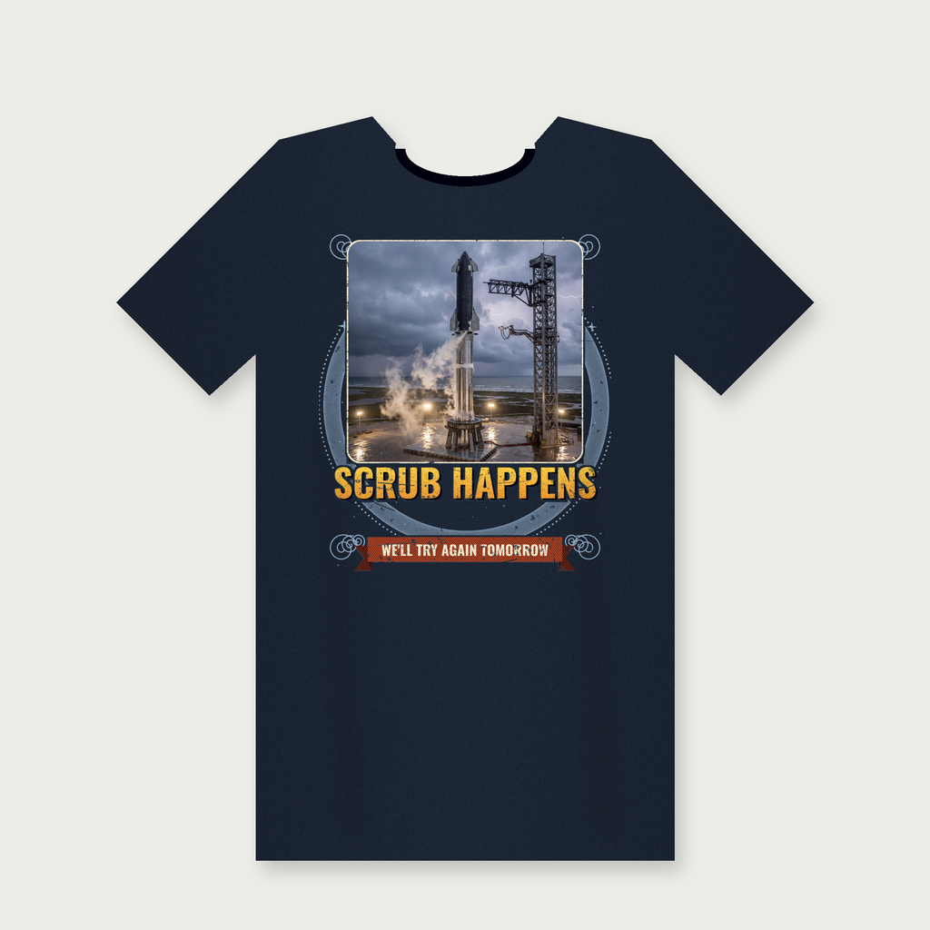 Scrub Happens Tee mockup