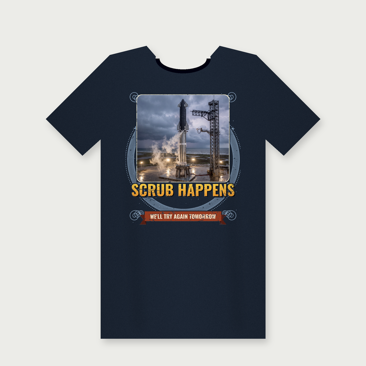 Scrub Happens Tee mockup