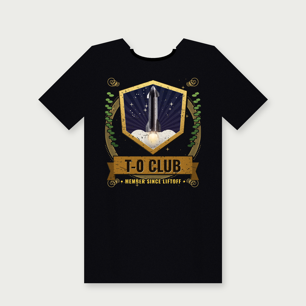 T-0 Club Tee mockup