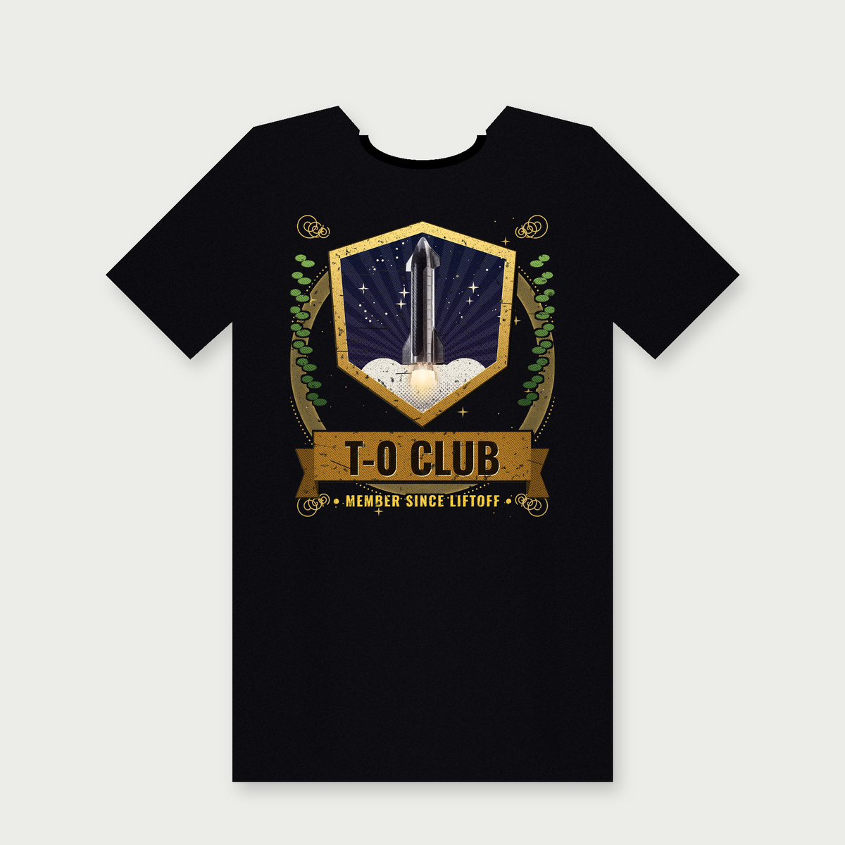 T-0 Club Tee mockup
