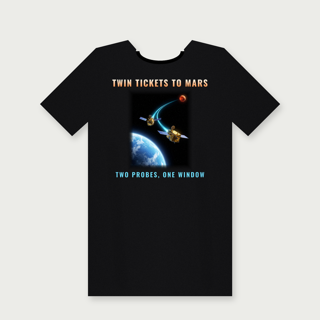 Twin Tickets to Mars Shirt, back