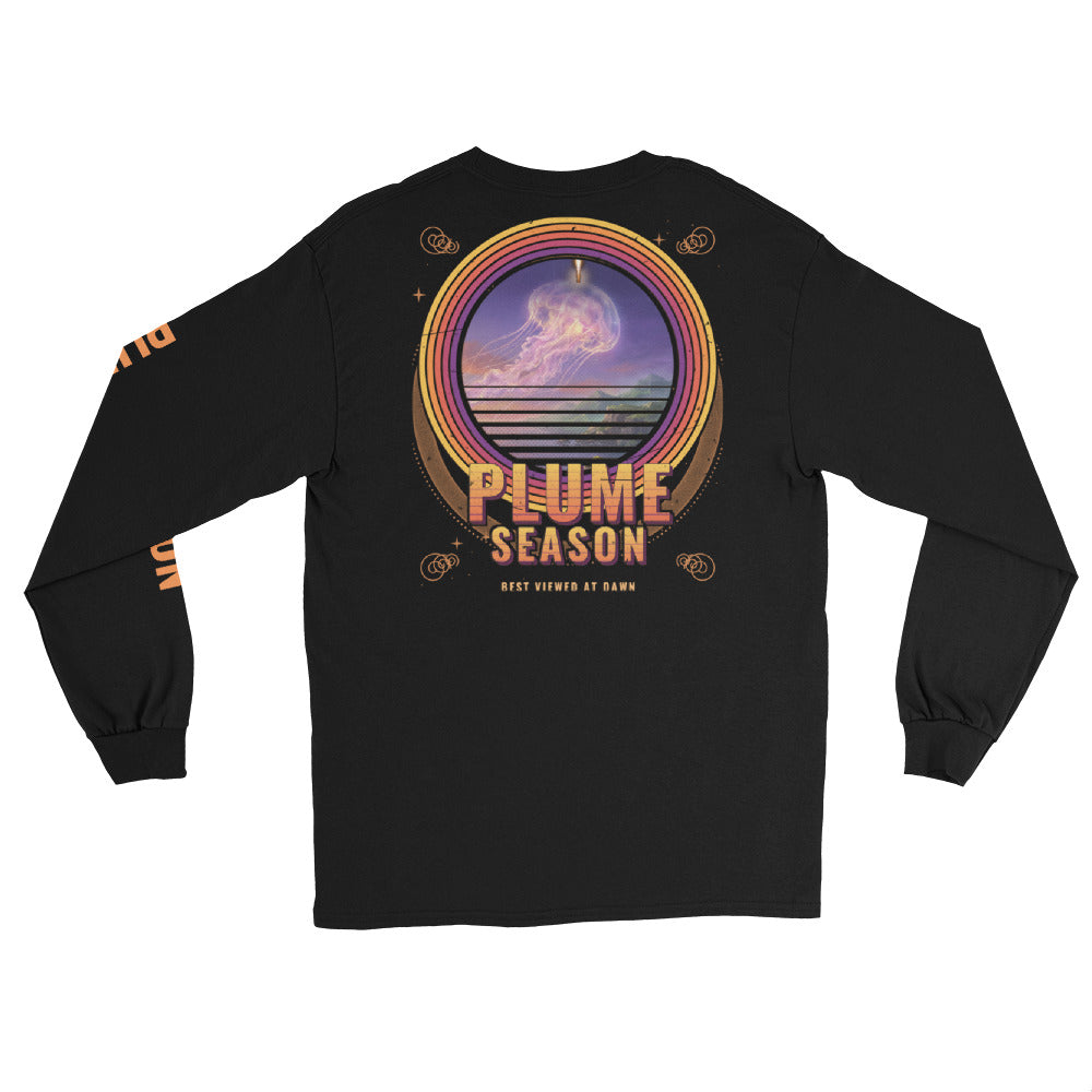 Plume Season (Black) - Long Sleeve - Back