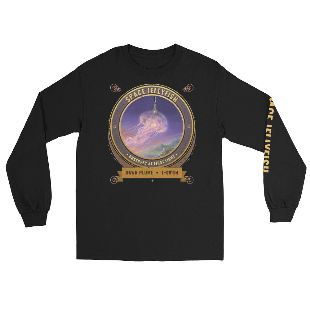 Space Jellyfish (Black) - Long Sleeve - Front