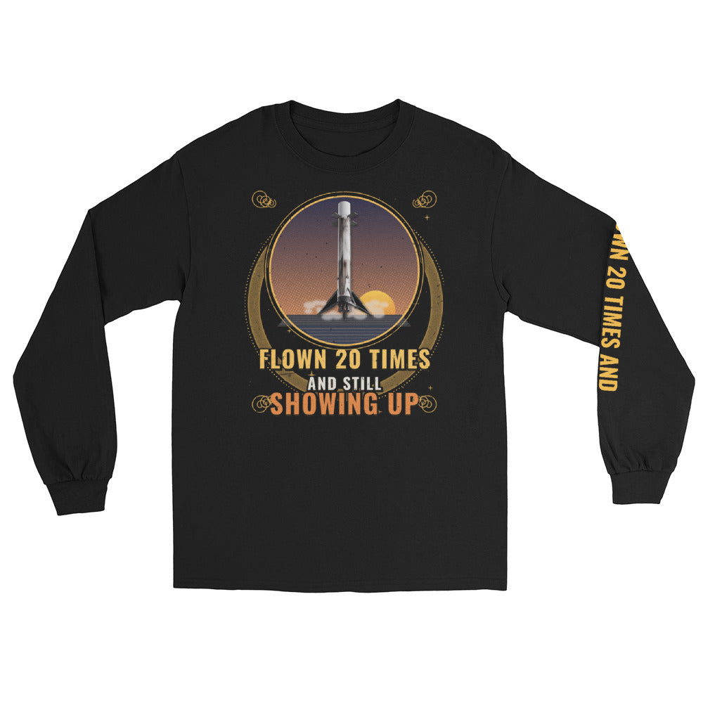 Same Booster, Different Day (Black) - Long Sleeve - Front