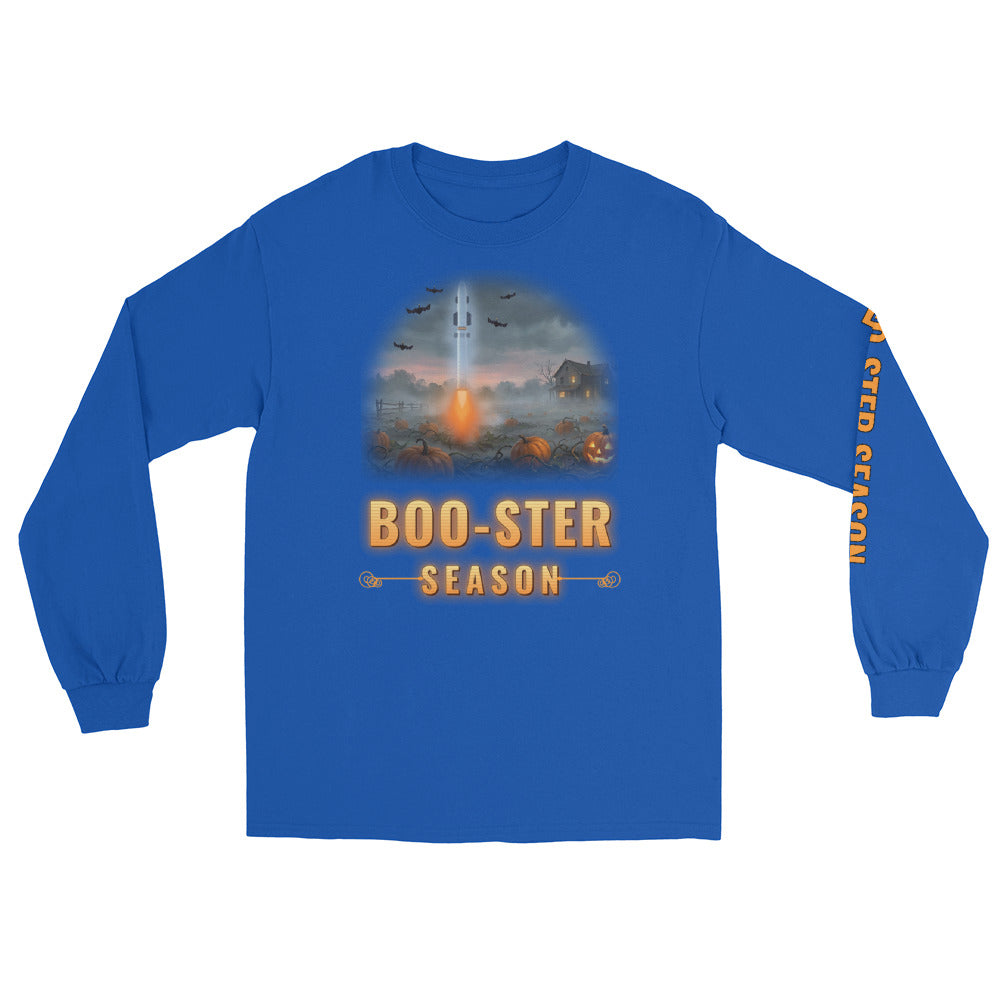 Boo-ster Season - Long Sleeve - Blue - Front