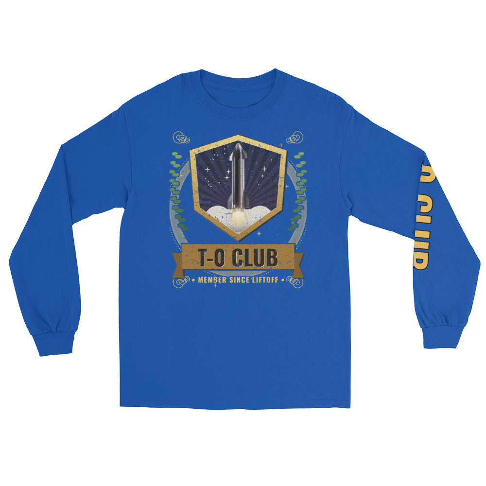 T-0 Club - Long Sleeve - Blue - Front