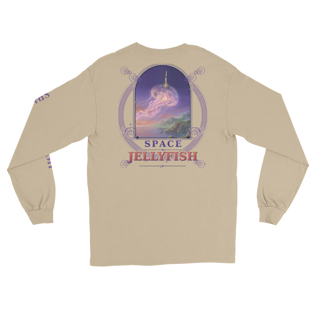 Space Jellyfish (Soft Cream) - Long Sleeve - Back