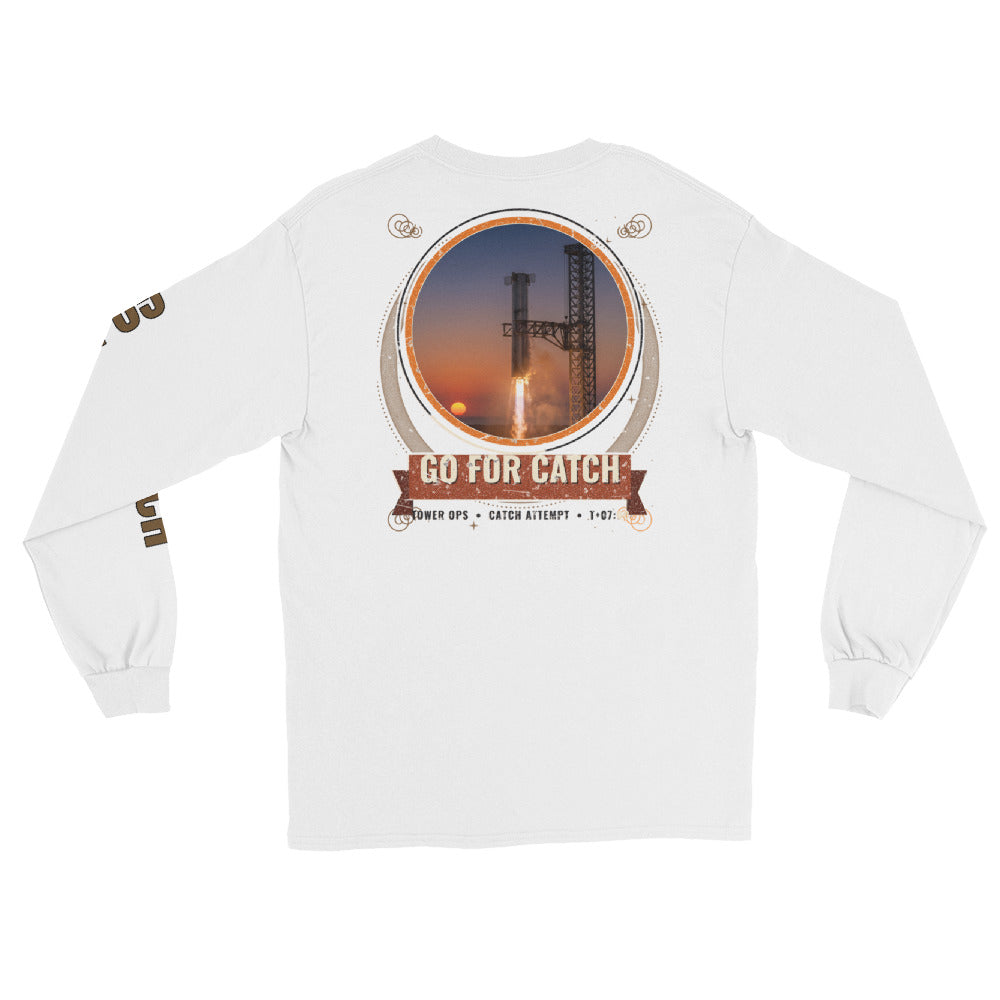 Go for Catch - Long Sleeve - White - Back