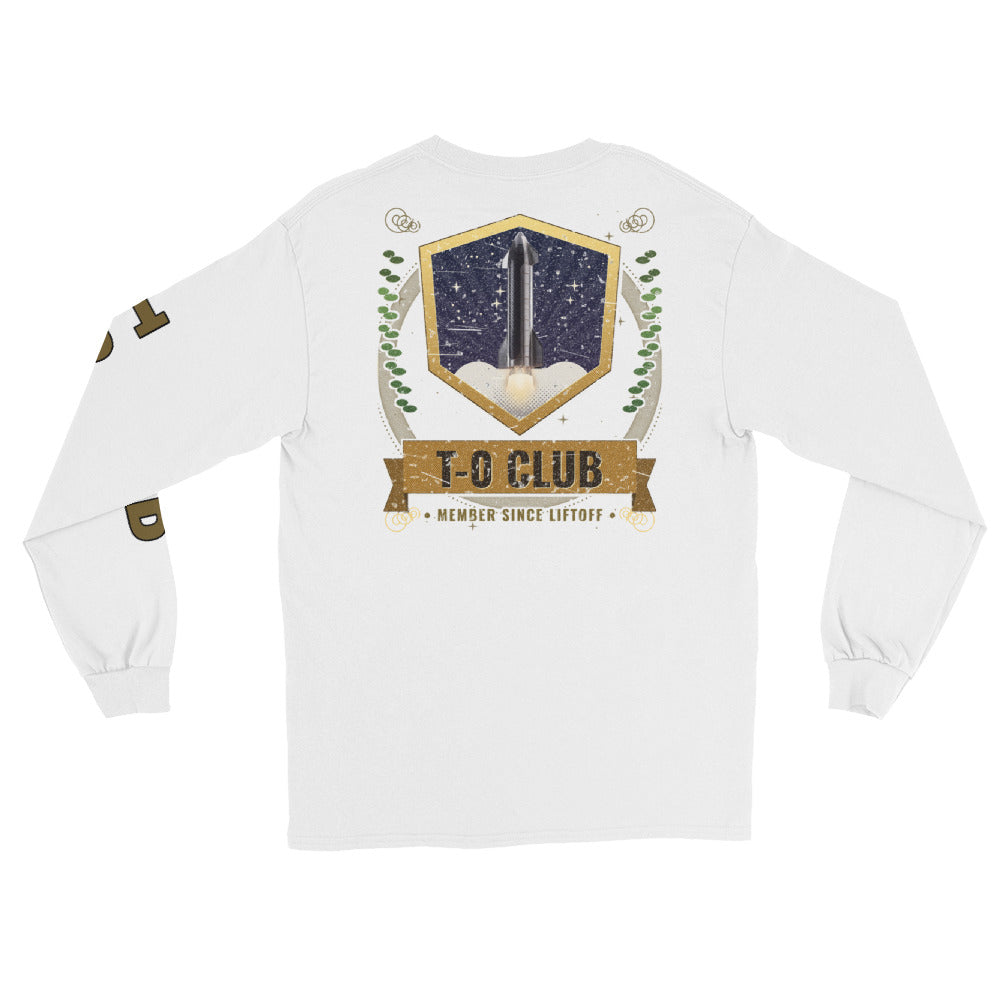 T-0 Club - Long Sleeve - White - Back