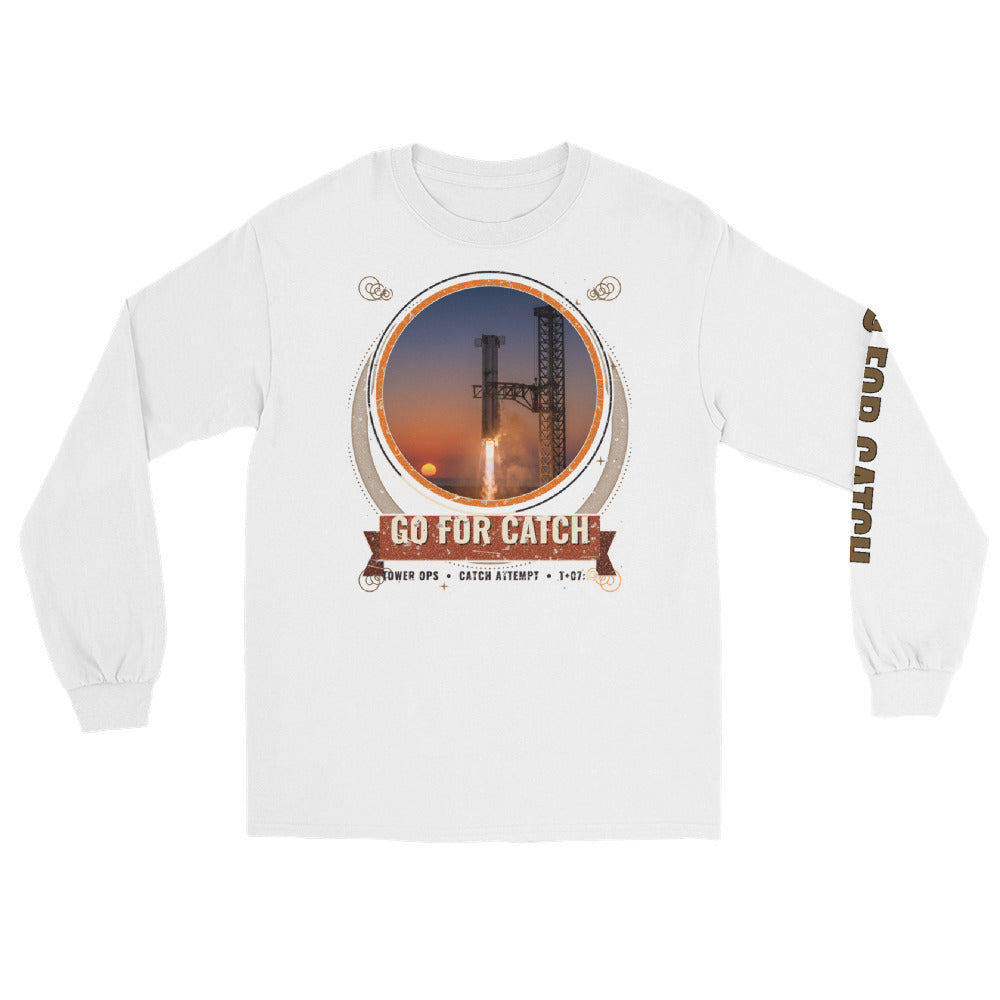 Go for Catch - Long Sleeve - White - Front