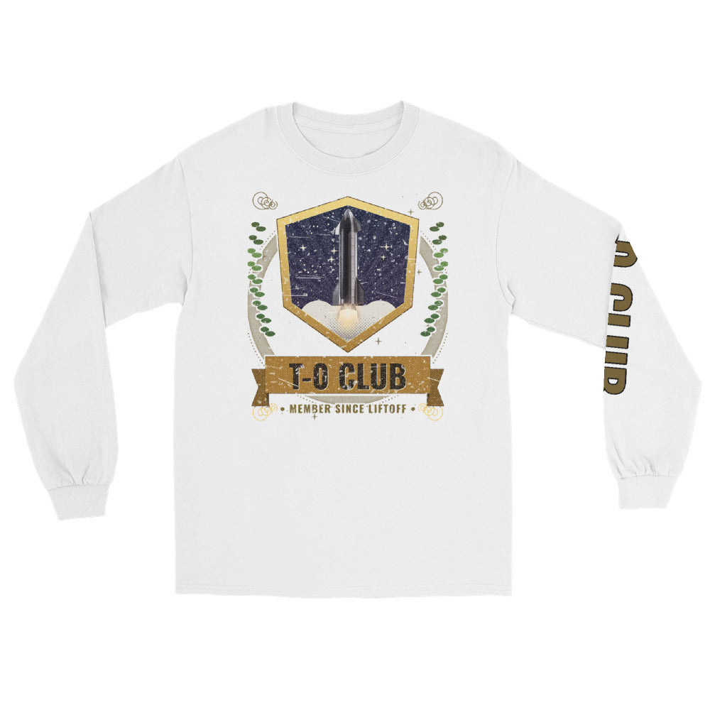 T-0 Club - Long Sleeve - White - Front