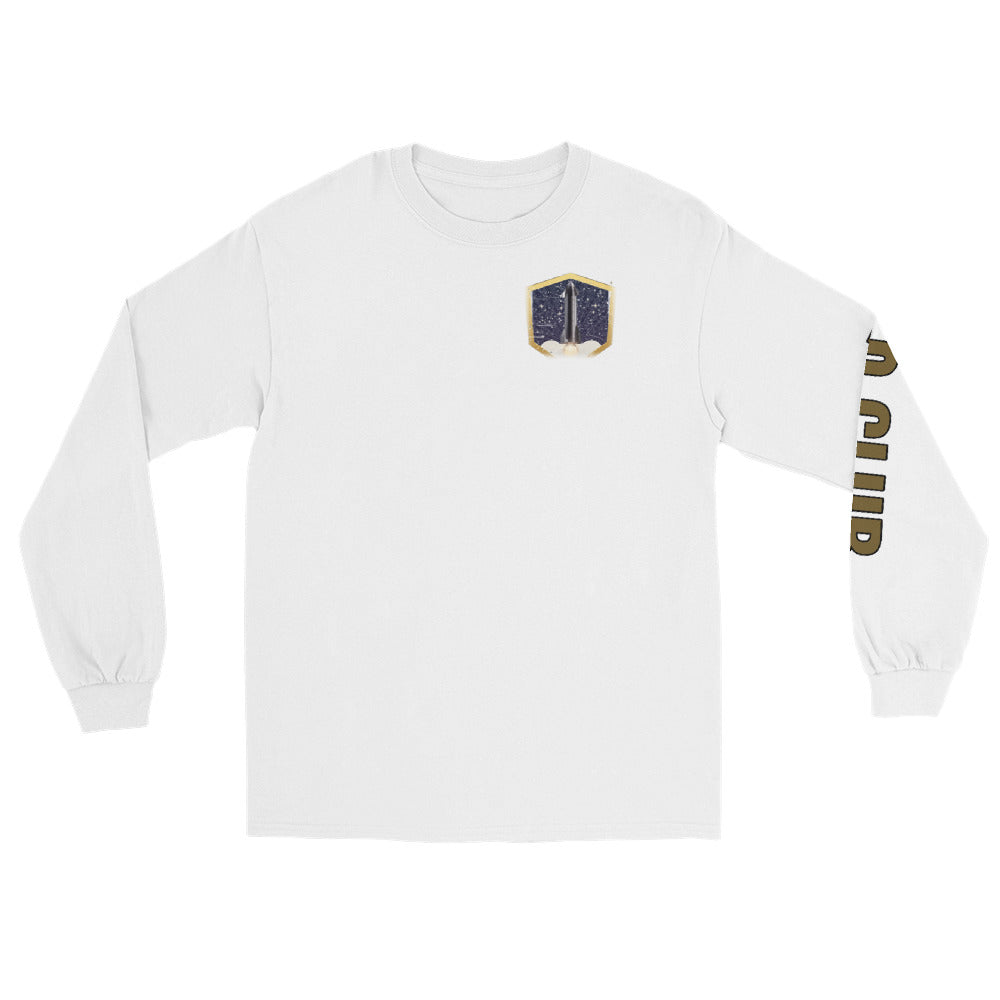 T-0 Club - Long Sleeve - White - Front [Long Sleeve - Back + Left Chest / White]