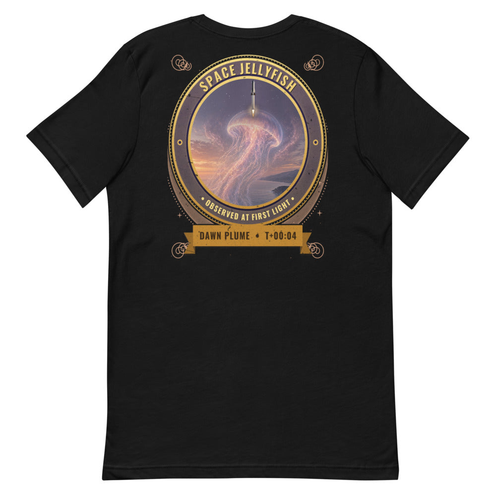 Space Jellyfish (Black) - Classic Tee - Back