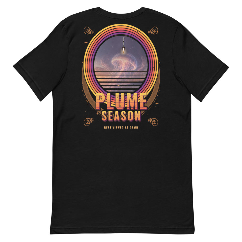 Plume Season (Black) - Classic Tee - Back