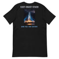 East Coast Stack - Classic Tee - Black - Back
