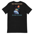 Twin Tickets to Mars - Classic Tee - Black - Back
