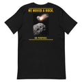 We Moved a Rock. On Purpose. - Classic Tee - Black - Back
