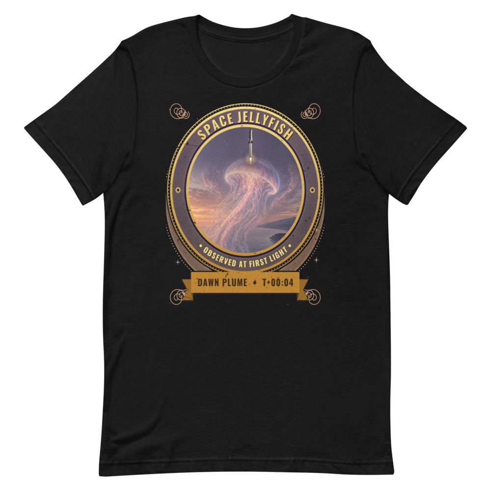 Space Jellyfish (Black) - Classic Tee - Front