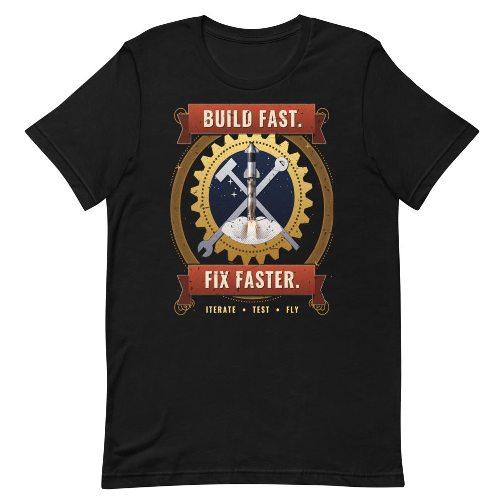 Build Fast. Fix Faster. - Classic Tee - Front