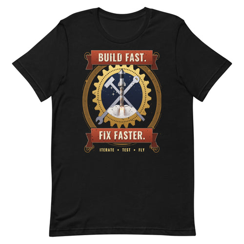 Build Fast. Fix Faster. - Classic Tee - Front
