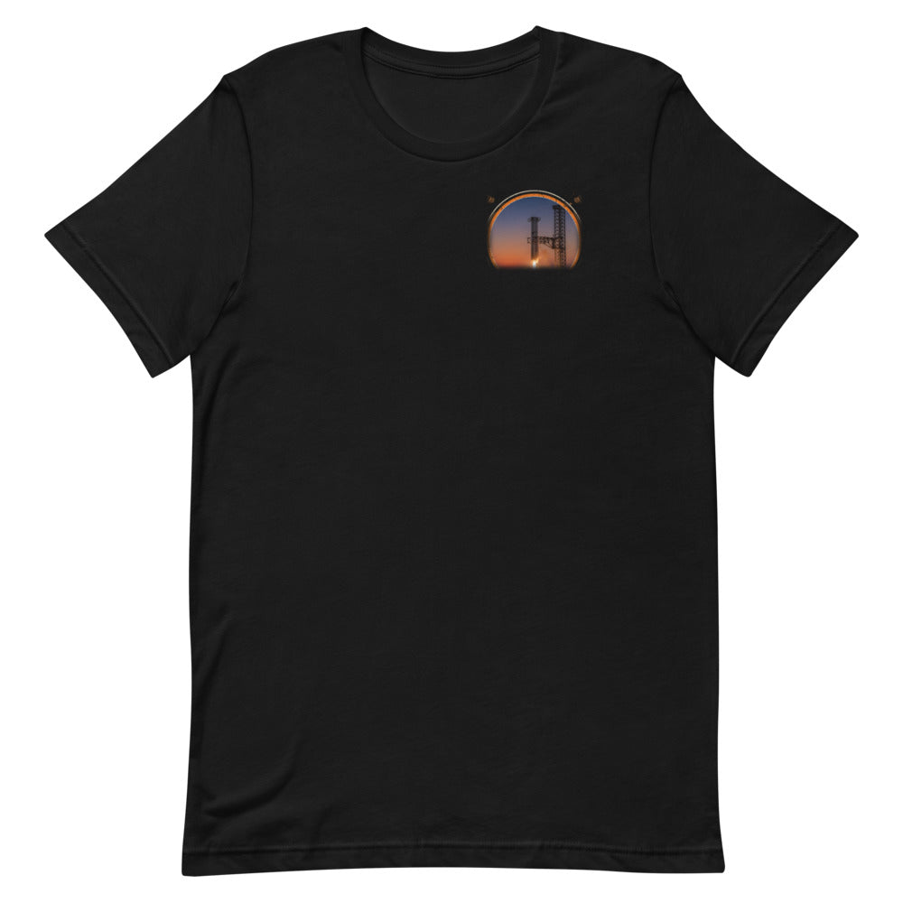 Go for Catch - Classic Tee - Black - Front [Classic Tee - Back + Left Chest / Black]