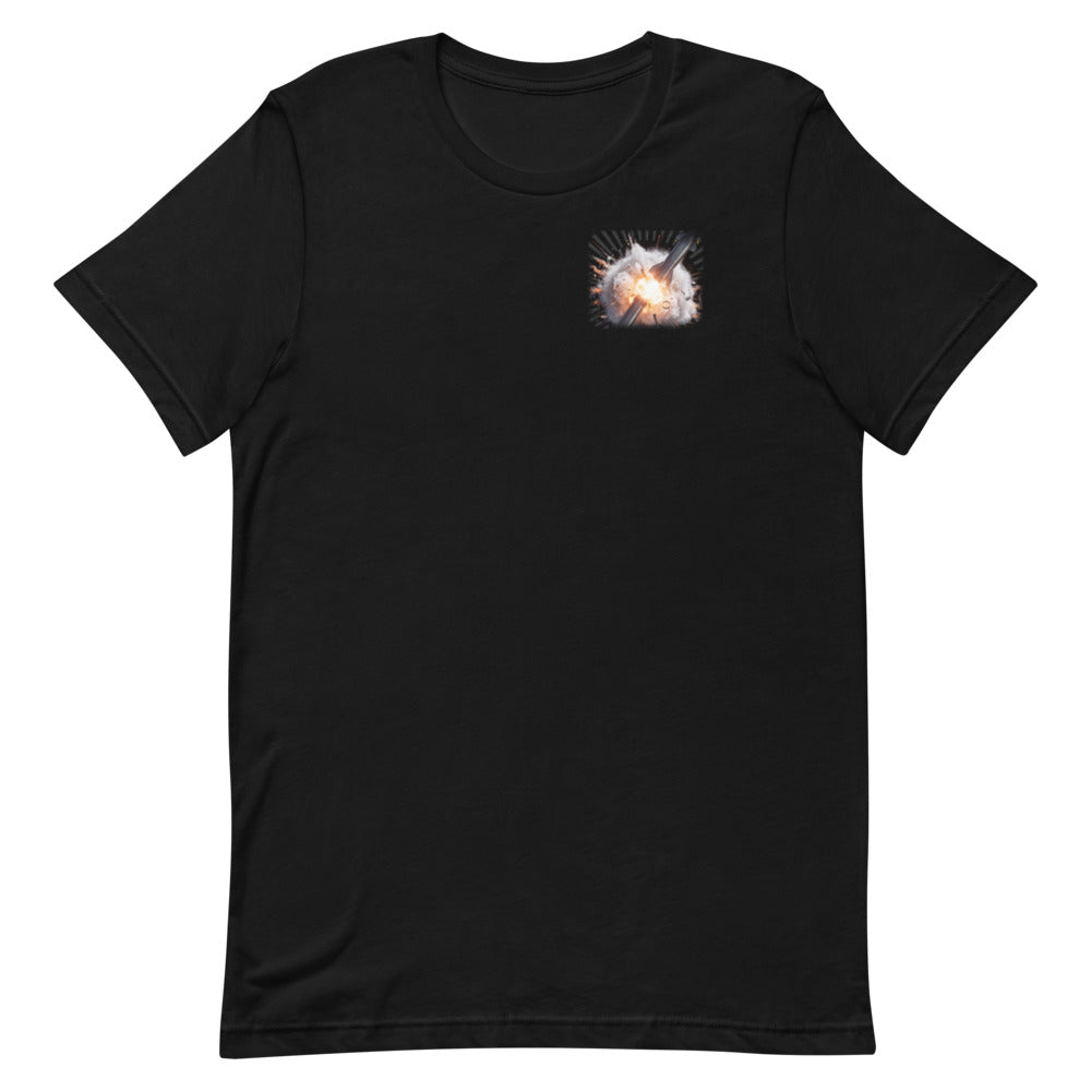 Rapid Unscheduled Disassembly - Classic Tee - Black - Front [Classic Tee - Back + Left Chest / Black]