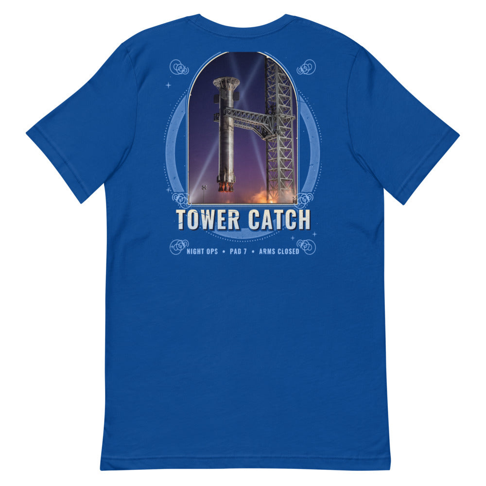 Tower Catch - Classic Tee - Blue - Back