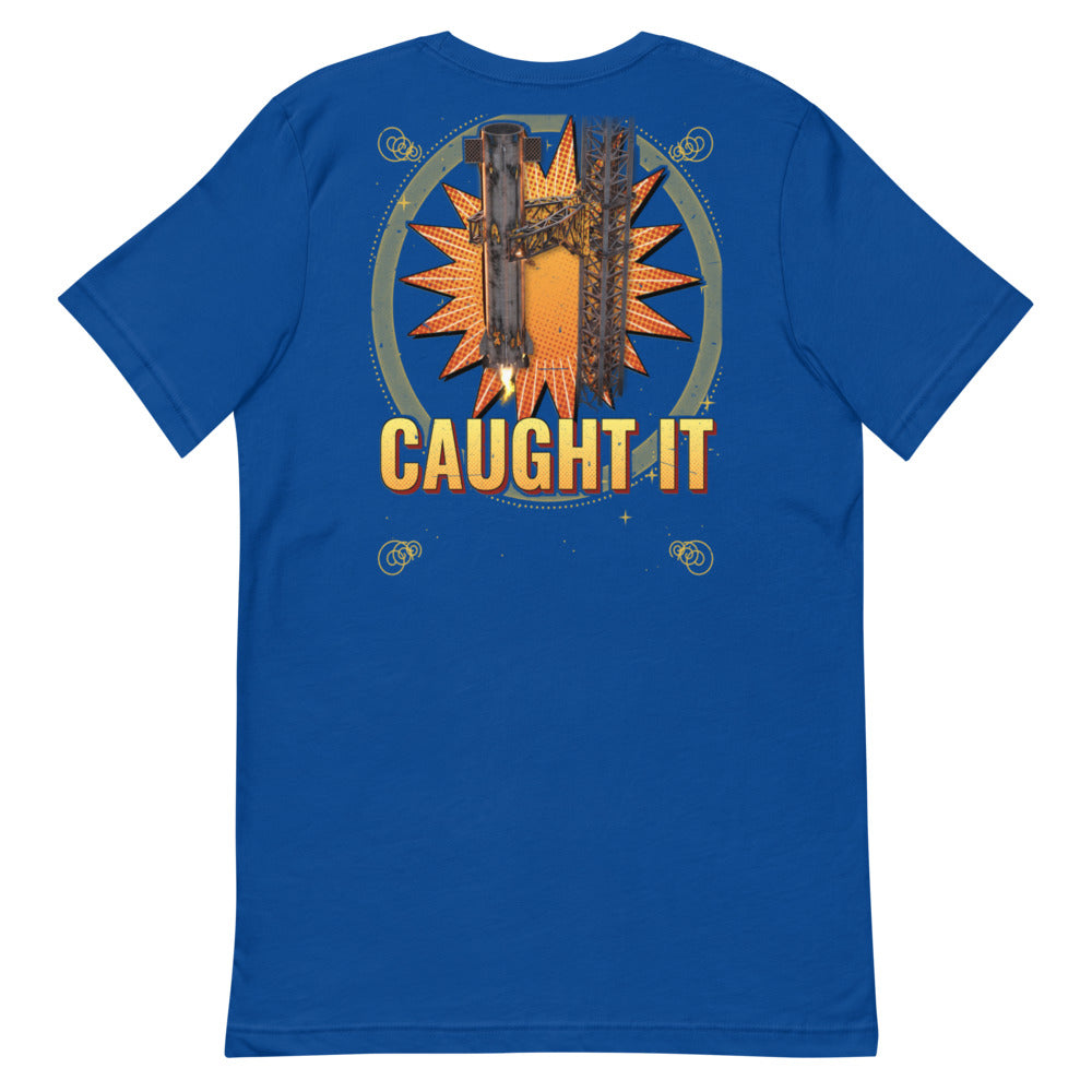 Caught It - Classic Tee - Blue - Back