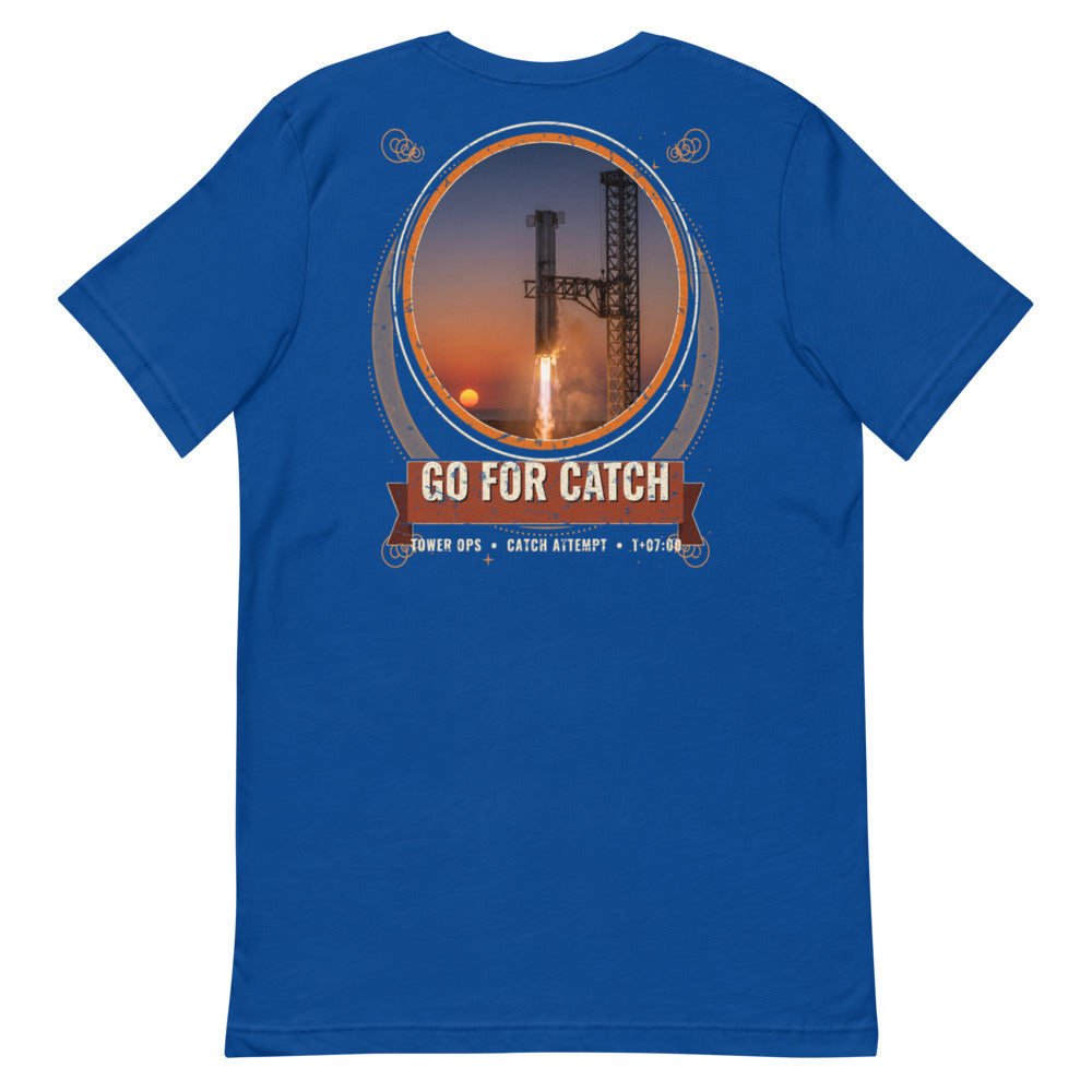 Go for Catch - Classic Tee - Blue - Back