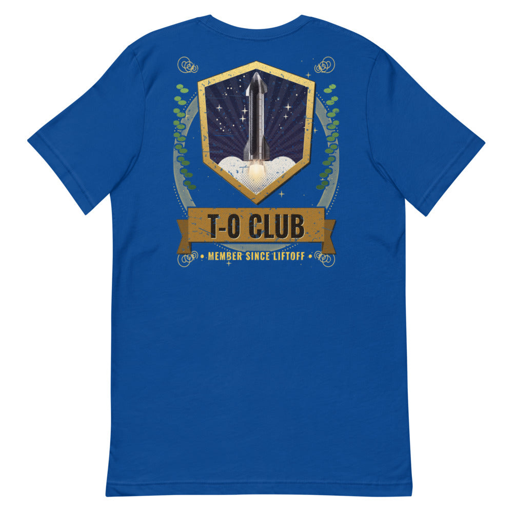 T-0 Club - Classic Tee - Blue - Back