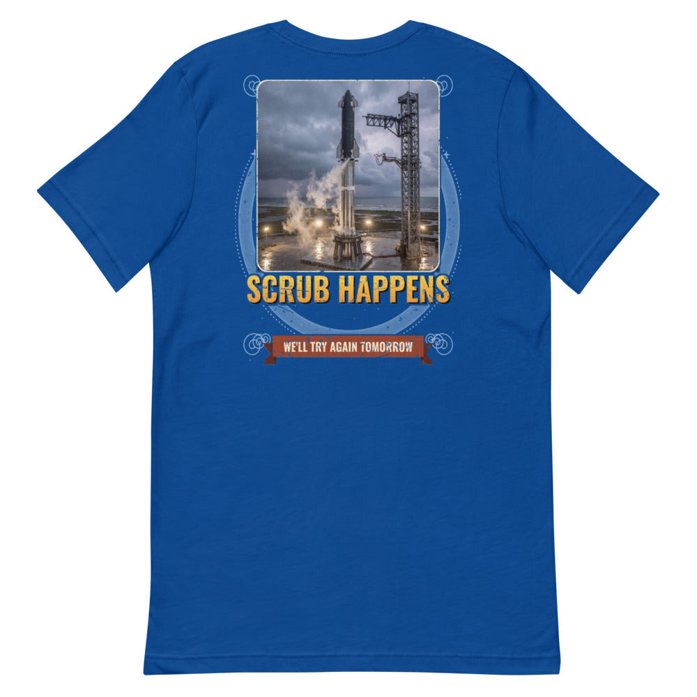 Scrub Happens - Classic Tee - Blue - Back