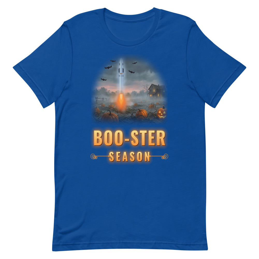 Boo-ster Season - Classic Tee - Blue - Front