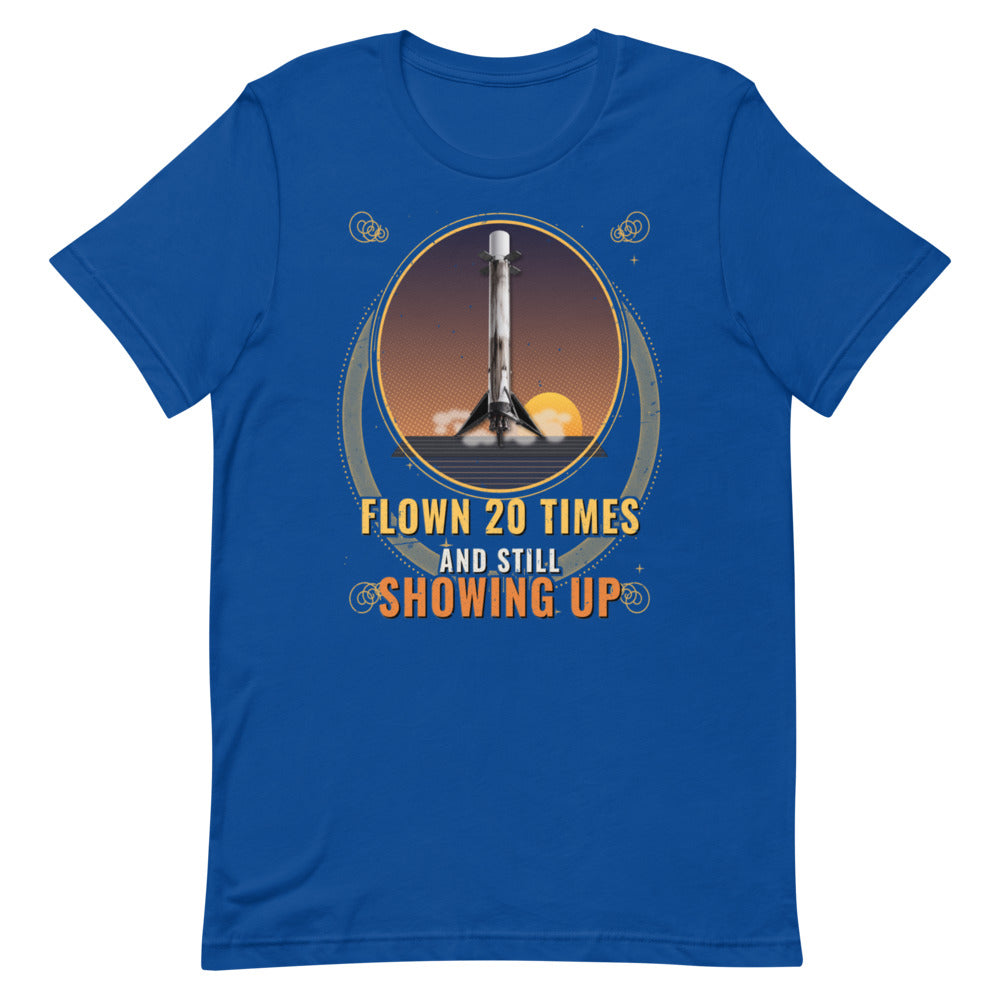 Same Booster, Different Day (Black) - Classic Tee - Blue - Front