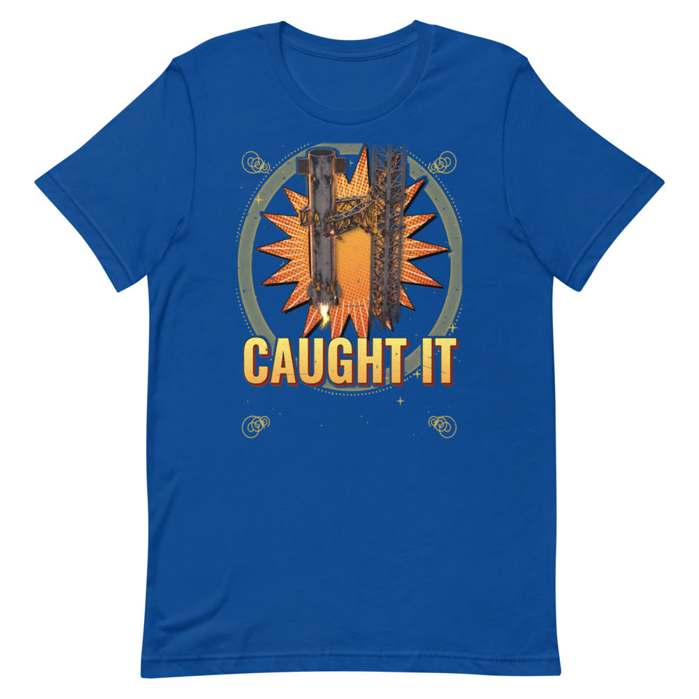 Caught It - Classic Tee - Blue - Front