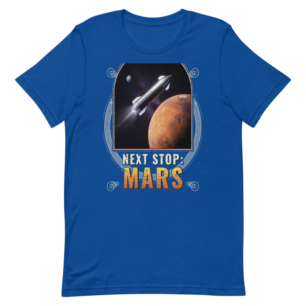 Next Stop Mars - Classic Tee - Blue - Front