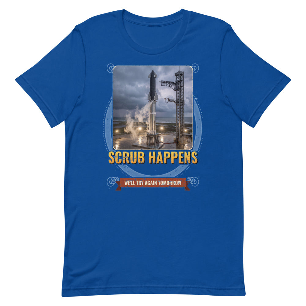 Scrub Happens - Classic Tee - Blue - Front