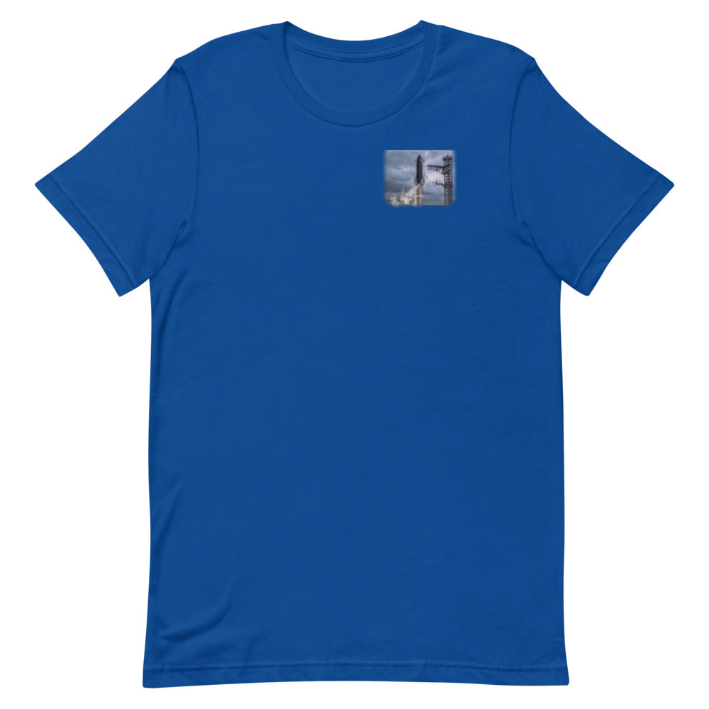 Scrub Happens - Classic Tee - Blue - Front [Classic Tee - Back + Left Chest / Blue]