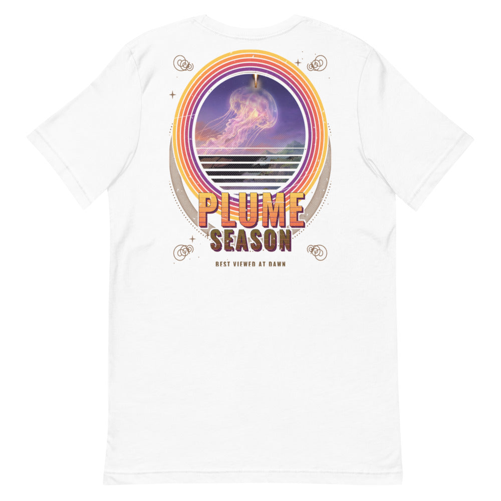 Plume Season (Black) - Classic Tee - White - Back