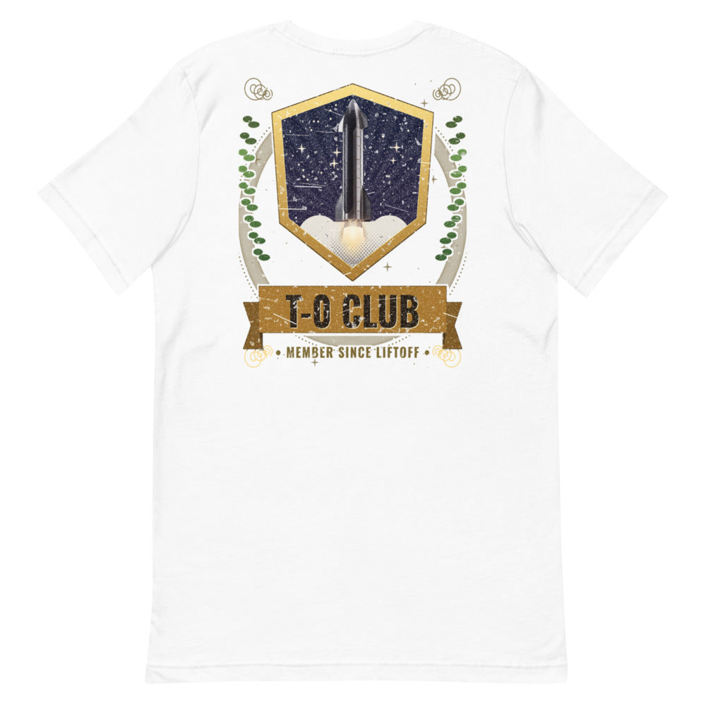 T-0 Club - Classic Tee - White - Back