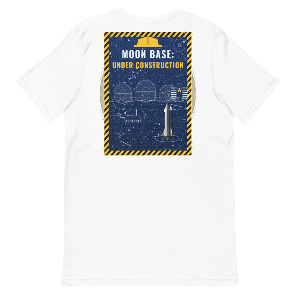 Moon Base - Classic Tee - White - Back