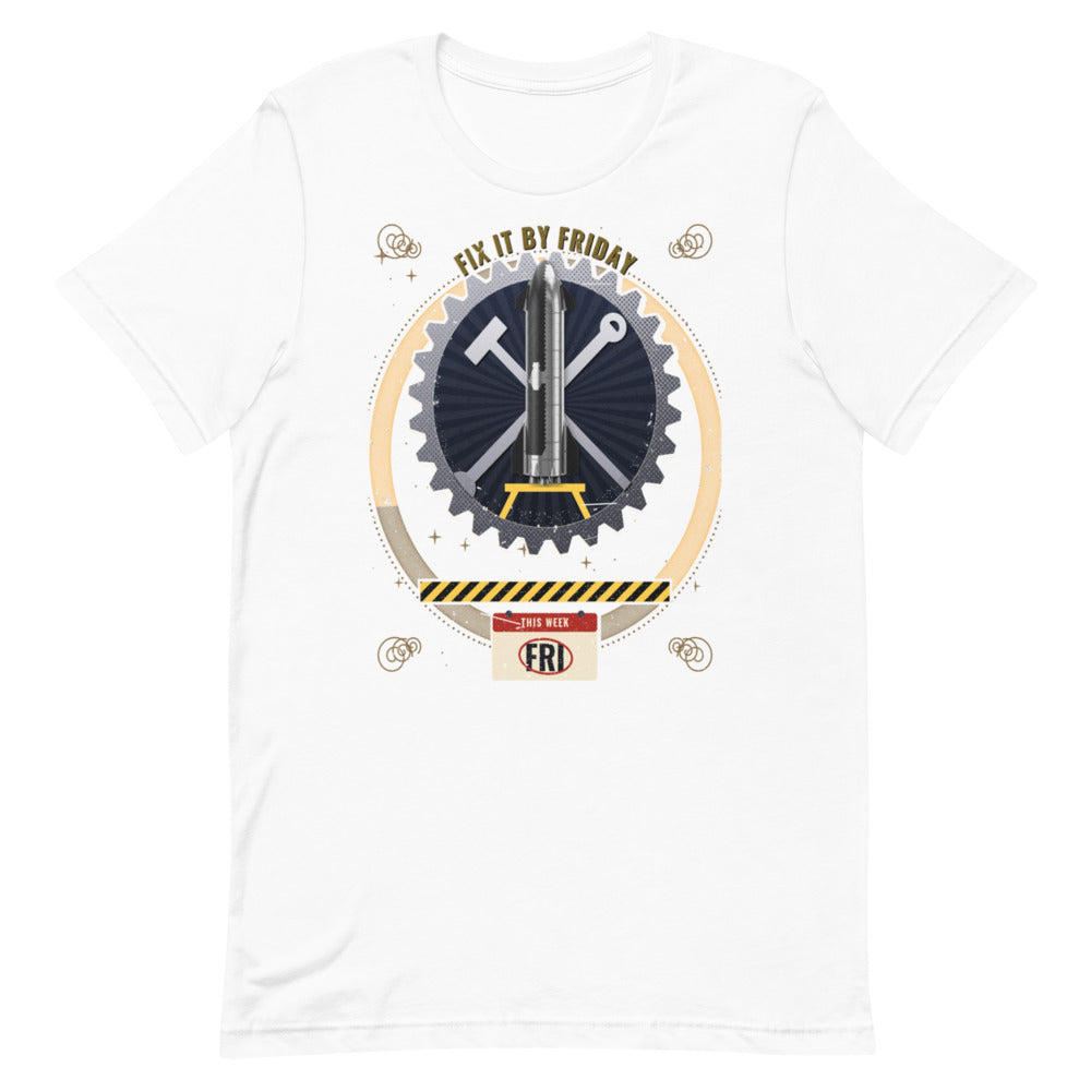 Fix It By Friday - Classic Tee - White - Front