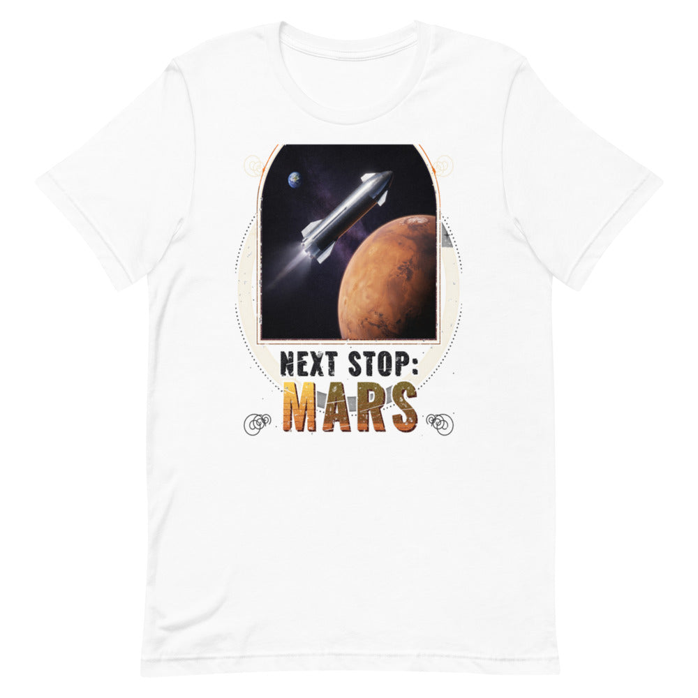 Next Stop Mars - Classic Tee - White - Front